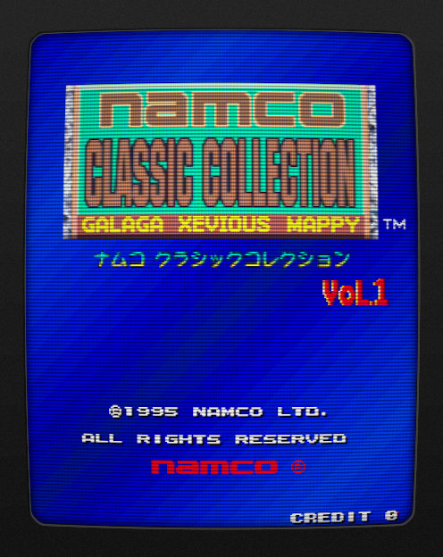 Namco Classics Collection - Dev messages and debug tools galore